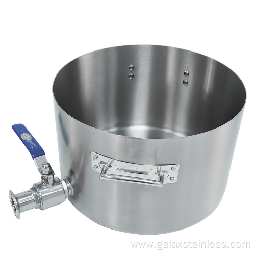 Commercial Cooking Pots Customization Stianless steel Pot with tap Supplier